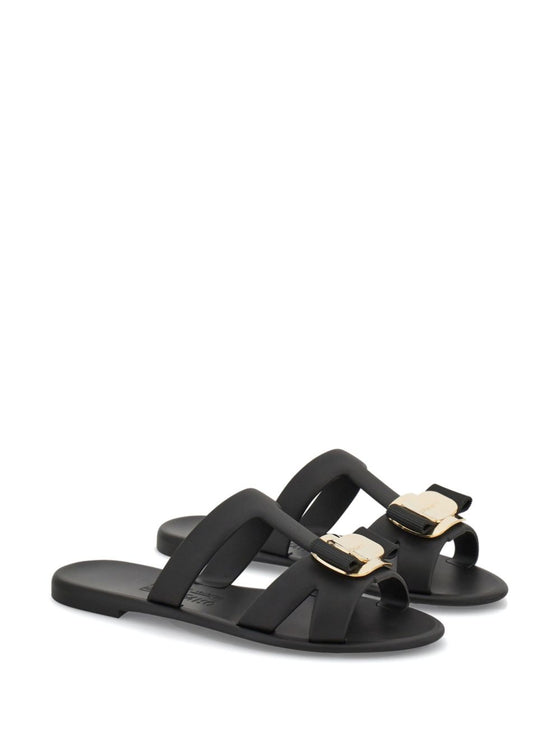 Ferragamo New Vara plate strappy slide