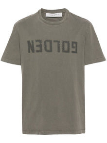  Golden Goose Logo Print Cotton T-Shirt