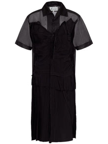 Maison Margiela Midi dress with layered design