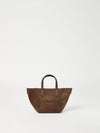 Brunello Cucinelli Duo mini bag in suede with monili