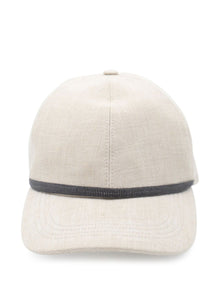  Brunello Cucinelli Linen baseball cap