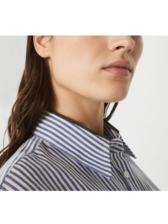 Brunello Cucinelli Shirts Clear Blue