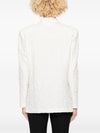 Harris Wharf London crinkled shoulder-pads blazer