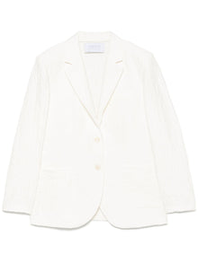  Harris Wharf London crinkled shoulder-pads blazer