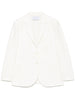 Harris Wharf London crinkled shoulder-pads blazer