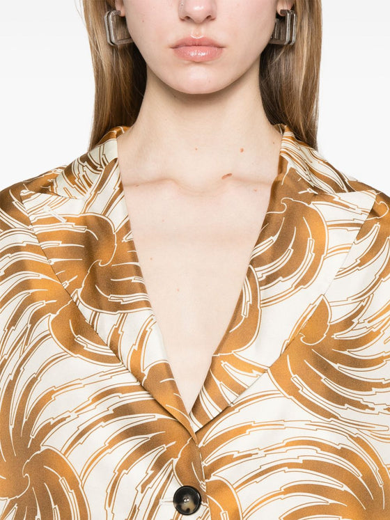 Alberto Biani graphic-print blazer