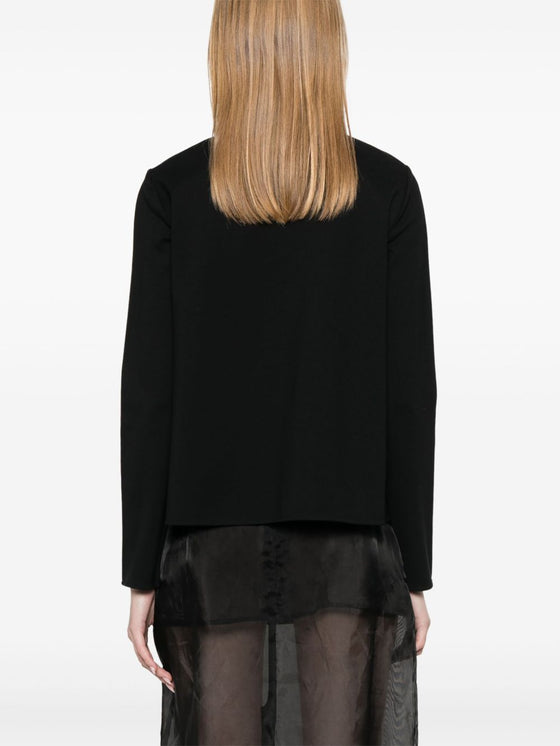 Emporio Armani crystal-embellished sweatshirt