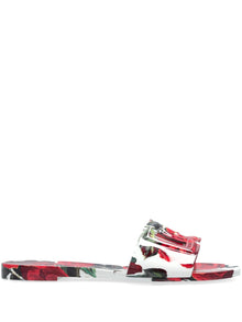  Dolce & Gabbana floral-print slides