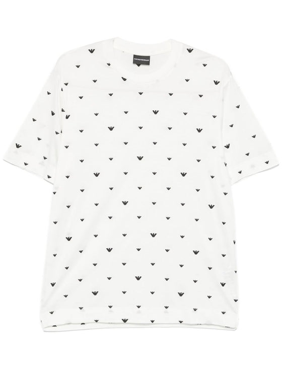 Emporio Armani Allover Logo T -Shirt