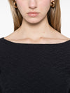 Emporio Armani textured top
