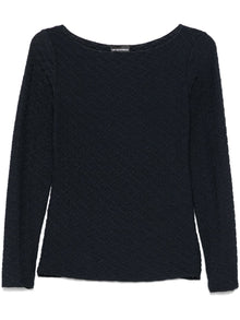  Emporio Armani textured top