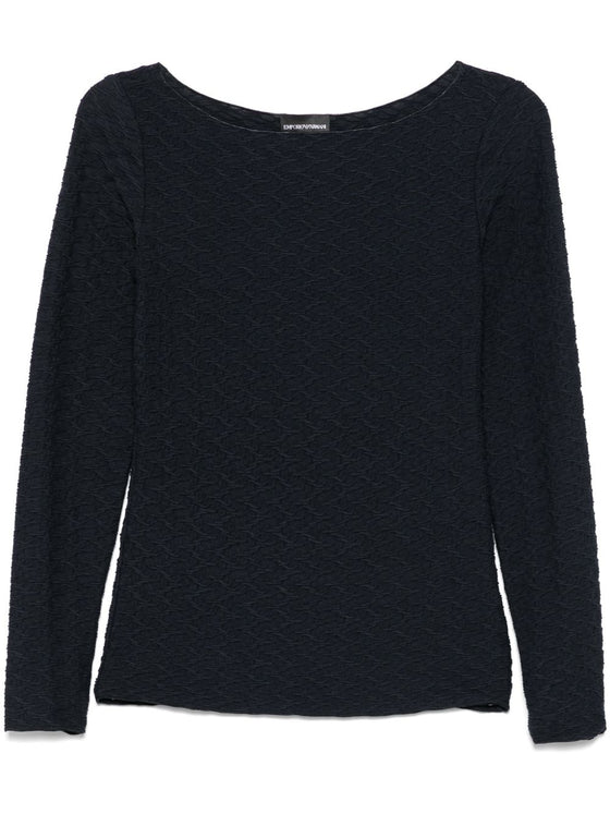Emporio Armani textured top