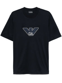  Emporio Armani T-shirt with embroidered logo
