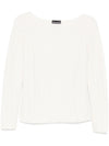 Emporio Armani Jacquard boat-neck top