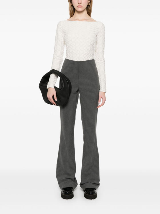 Emporio Armani Jacquard boat-neck top