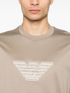 Emporio Armani logo-embroidered T-shirt