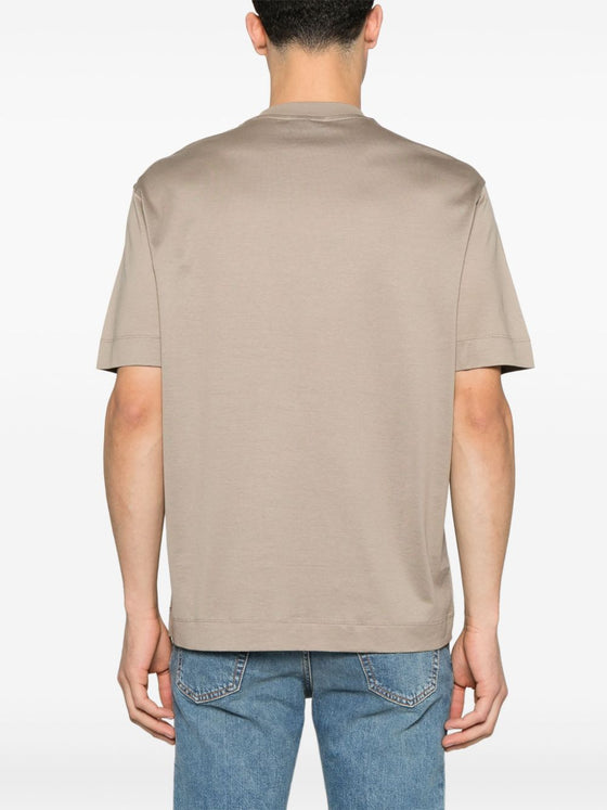 Emporio Armani logo-embroidered T-shirt