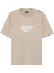  Emporio Armani logo-embroidered T-shirt