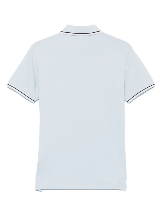 Emporio Armani logo print cotton polo