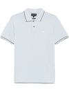 Emporio Armani logo print cotton polo