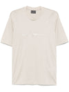 Emporio Armani ASV jersey-Lyocell blend T-shirt with embroidery