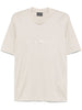 Emporio Armani ASV jersey-Lyocell blend T-shirt with embroidery