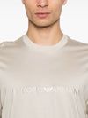 Emporio Armani ASV jersey-Lyocell blend T-shirt with embroidery