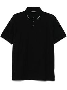  Emporio Armani Jersey polo with logo collar