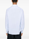 Emporio Armani logo-embroidered long-sleeve shirt