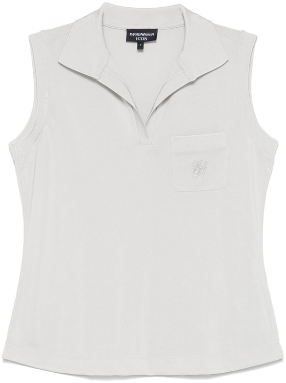 Emporio Armani Logo embroidered vest