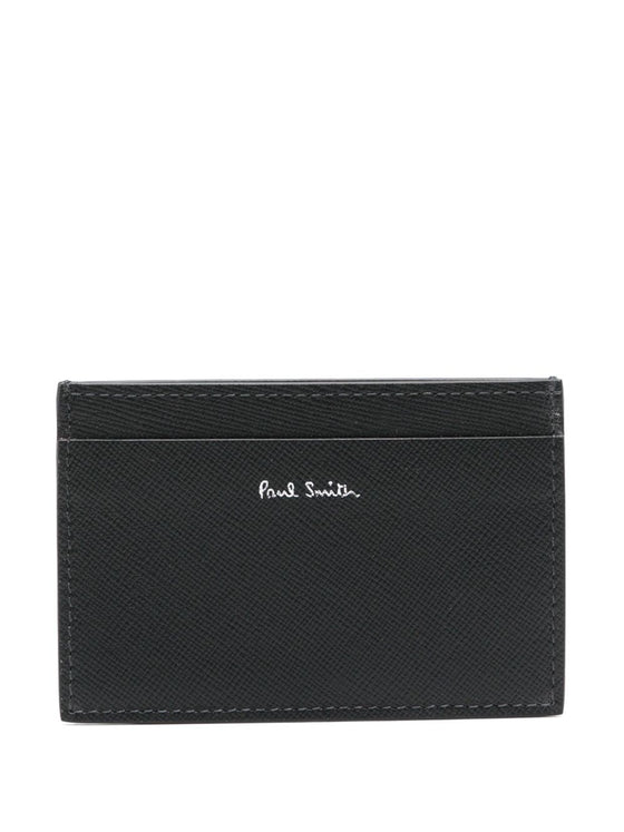 Paul Smith Printed leather card case