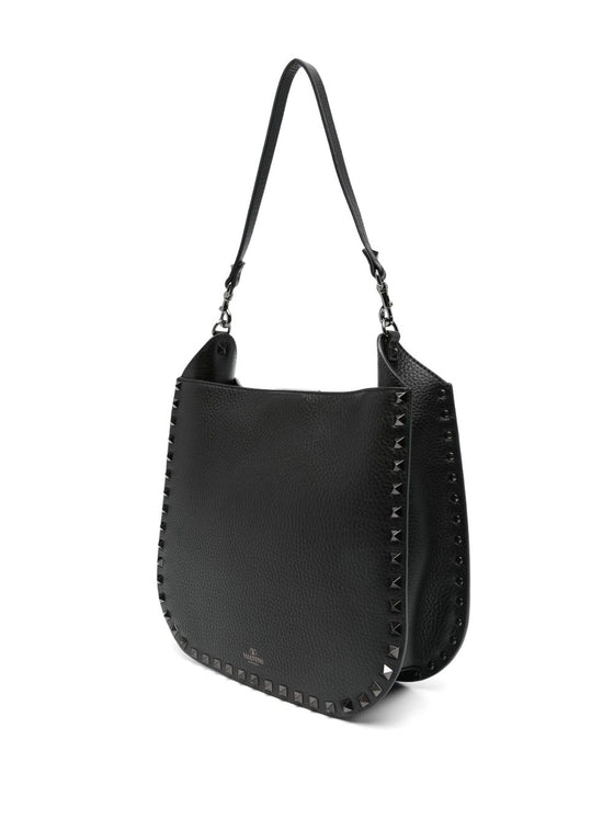 Valentino Garavani Rockstud leather hobo bag