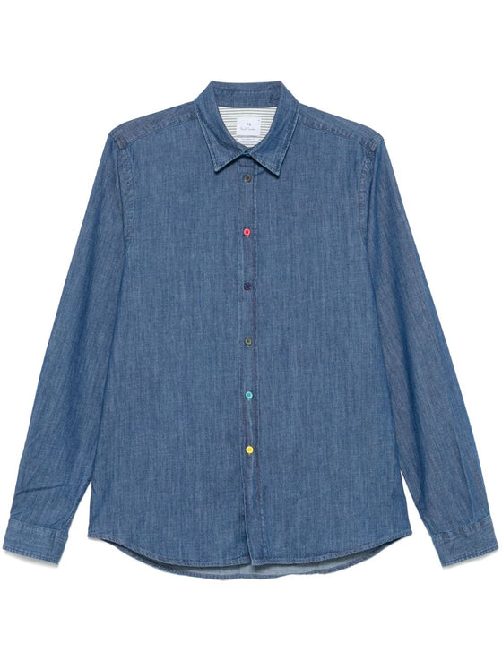 PS By Paul Smith Shirts Blue