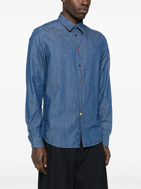 PS By Paul Smith Shirts Blue