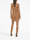 Dolce & Gabbana Short floral lace dress
