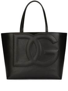  Dolce & Gabbana DG logo medium shopping bag