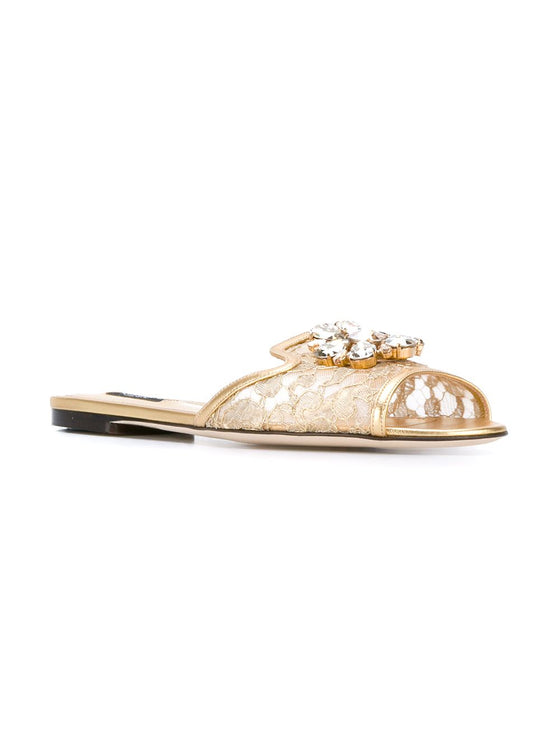 Dolce & Gabbana Sandals Golden