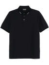 Emporio Armani Jersey polo with logo collar