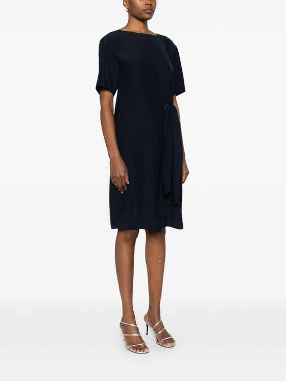 Emporio Armani Short dress with side knot