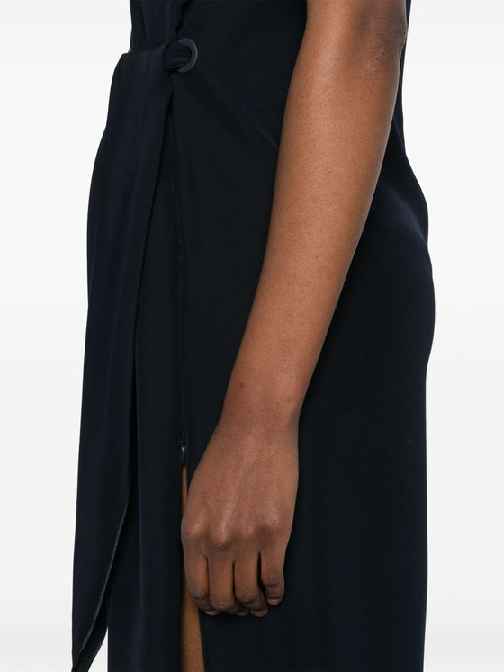 Emporio Armani Short dress with side knot