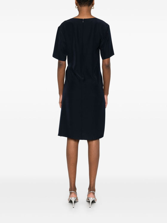 Emporio Armani Short dress with side knot