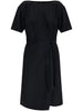 Emporio Armani midi dress with waist knot
