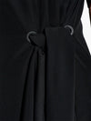 Emporio Armani midi dress with waist knot