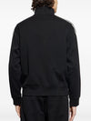 Emporio Armani Full zip jersey sweatshirt with ASV logo bands