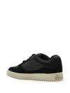 Emporio Armani Sneakers in jacquard fabric with logo lettering and suede