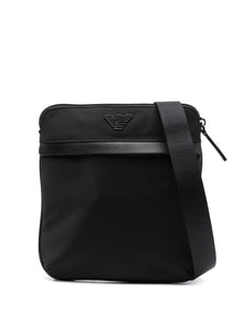  Emporio Armani ASV recycled-nylon flat shoulder bag