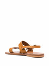 K Jacques St Tropez Sandals Leather Brown