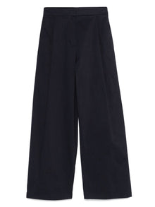  Emporio Armani Cotton Wide Leg Trousers