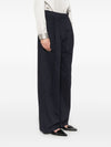 Emporio Armani Cotton Wide Leg Trousers