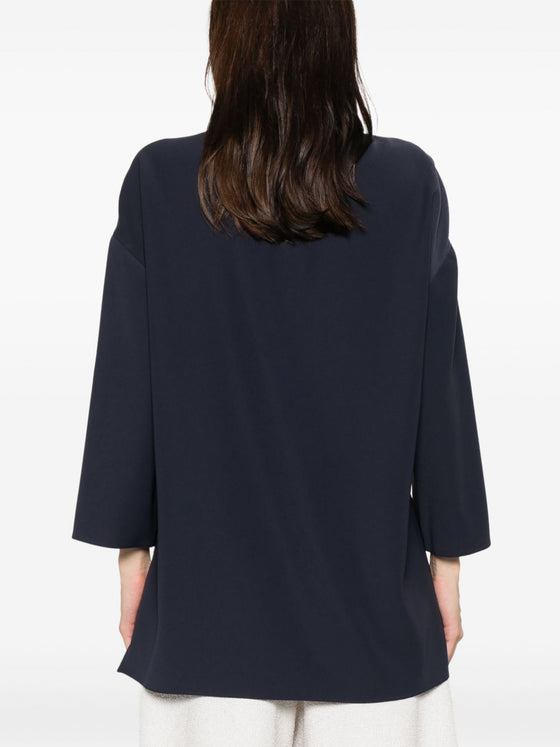 Emporio Armani cady blouse